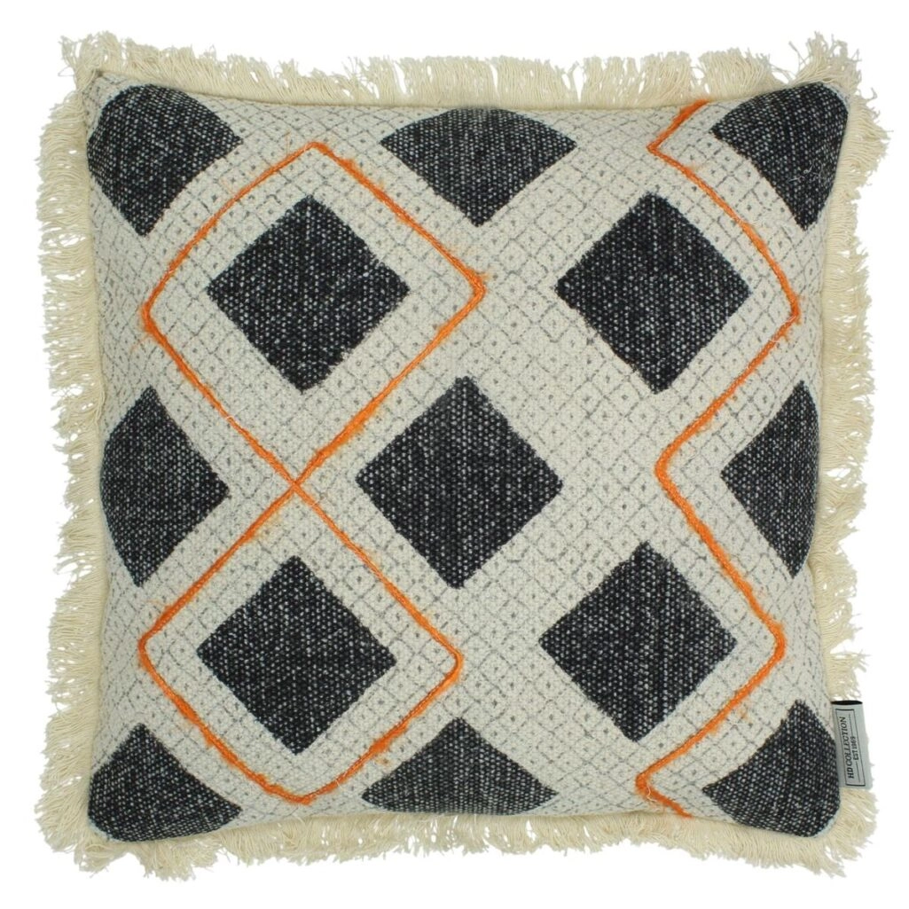 Μαξιλάρι Μαύρο Βαμβακερό 45x45cm