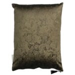 Μαξιλάρι Paisley Καφέ Βελούδο 45x45cm