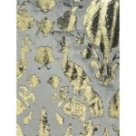 Μαξιλάρι Παγώνι Γκρι Βελούδο 50x50cm