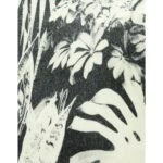 Μαξιλάρι Φύλλο Γκρι Βελούδο 50x50cm