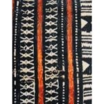 Μαξιλάρι Tribal Μαύρο Βελούδο 45x45cm