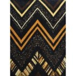 Μαξιλάρι Tribal Καφέ Βελούδο 45x45cm