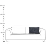 Μαξιλάρι Teddy Μπλε Polyester 40x60cm