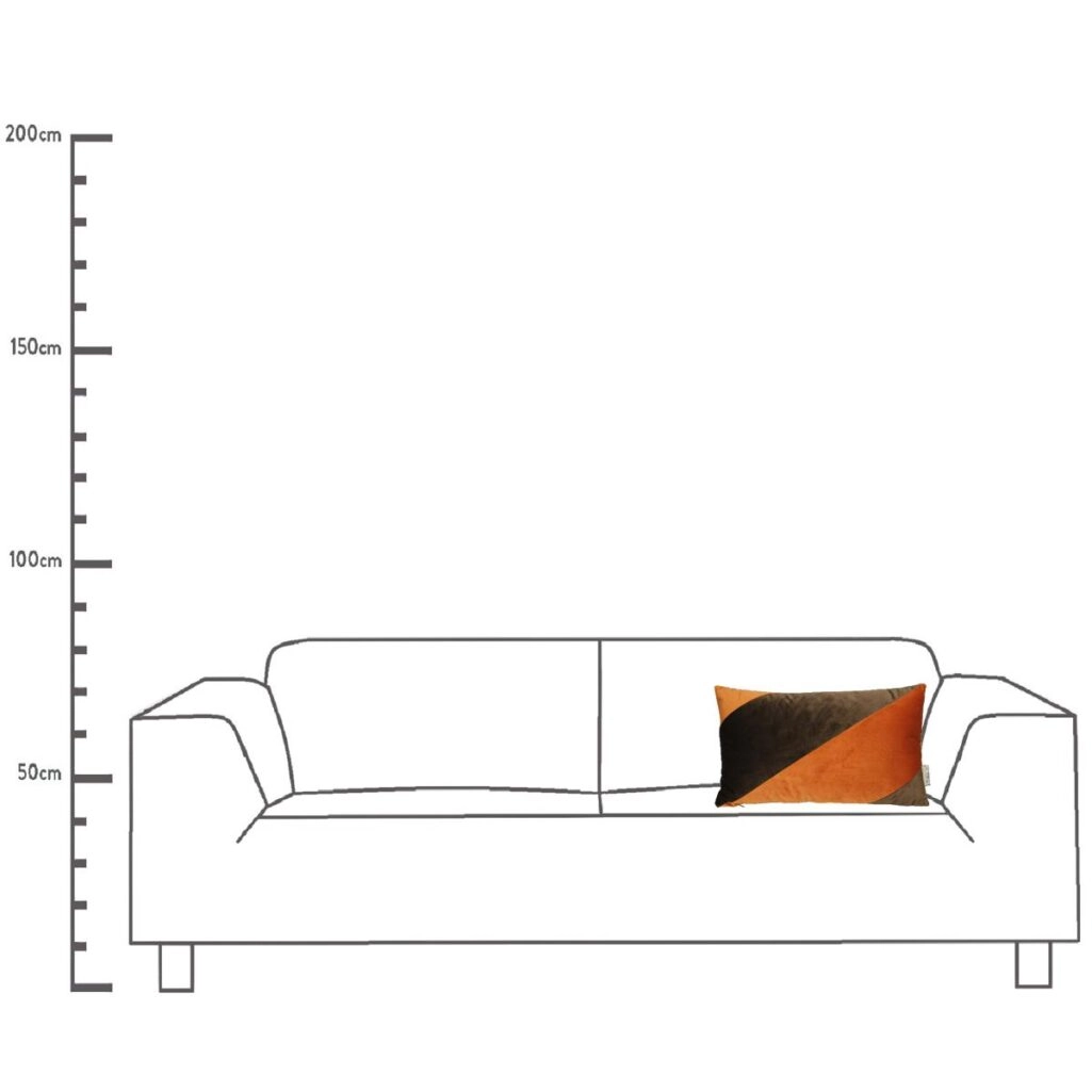 Μαξιλάρι Πολύχρωμο Βελούδο 30x50cm