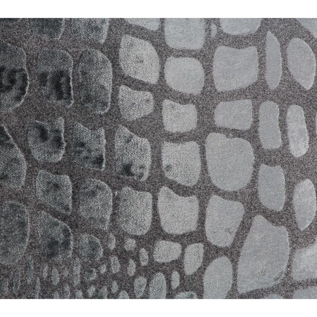 Μαξιλάρι Λεοπάρδαλη Γκρι Βελούδο 45x45cm