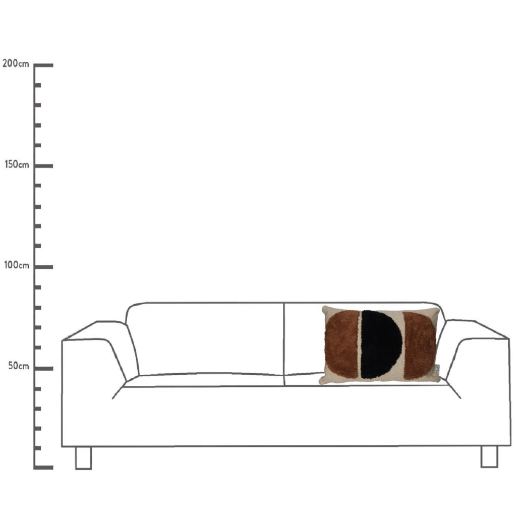 Μαξιλάρι Καφέ Βαμβακερό 40x60cm
