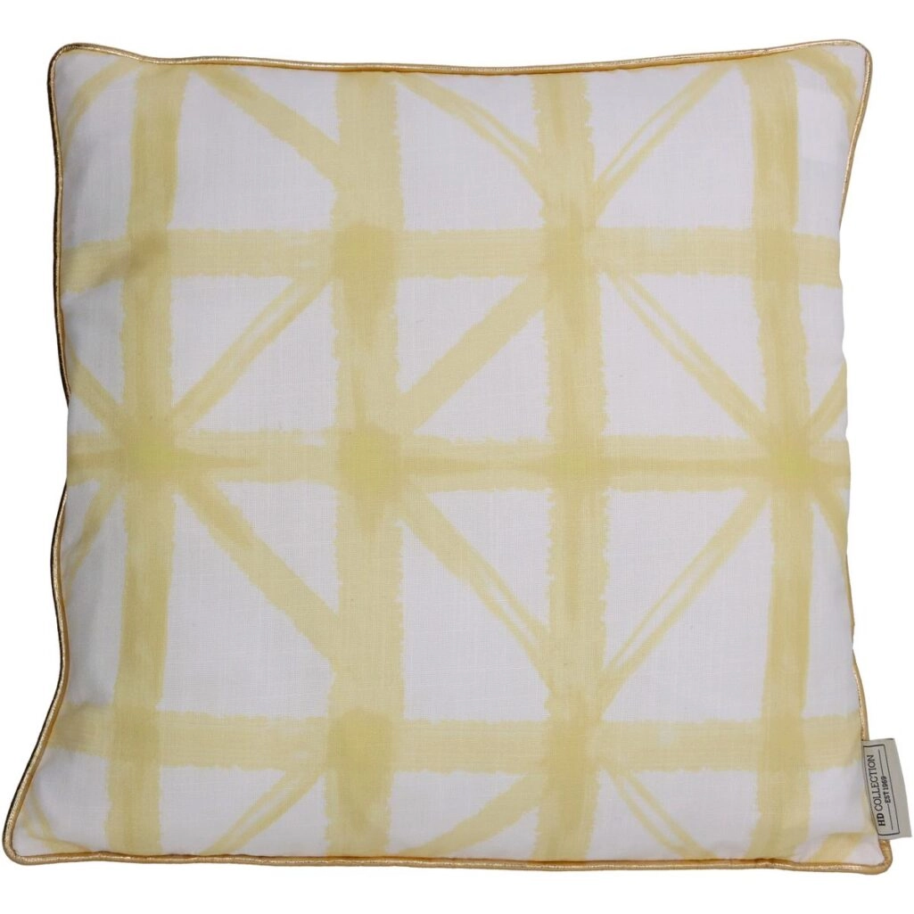 Μαξιλάρι Με Σχέδιο Κίτρινο Polyester 45x45cm
