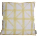 Μαξιλάρι Με Σχέδιο Κίτρινο Polyester 45x45cm