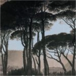 Μαξιλάρι Δάσος Καφέ Βελούδο 45x45cm