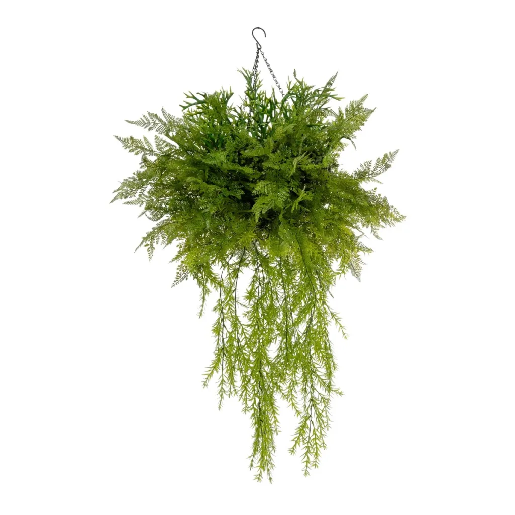 BOUQUET VARIOUS HANGING PLANT 20625 Τεχνητό Κρεμαστό Διακοσμητικό Φυτό Μιξ Μ75 x Π75 x Y100cm