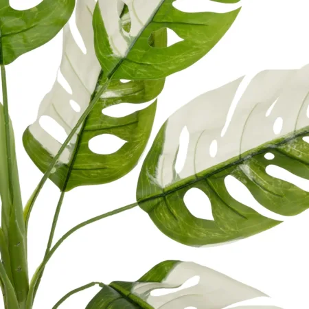 ALBINO MONSTERA 20938 Τεχνητό Διακοσμητικό Φυτό Πράσινη & Λευκή Μονστέρα Μ90 x Π90 x Υ90cm - Τεχνητες Μονστερες και Φιλοδεντρα Sticky 1