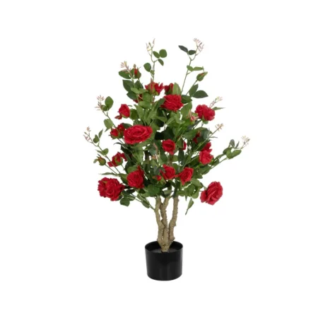RED ROSES 21070 Τεχνητό Διακοσμητικό Δέντρο Τριανταφυλλιά Μ50 x Π50 x Υ90cm