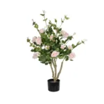 LIGHT PINK ROSES 21071 Τεχνητό Διακοσμητικό Δέντρο Τριανταφυλλιά Μ50 x Π50 x Υ90cm