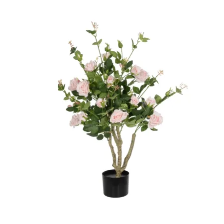 LIGHT PINK ROSES 21071 Τεχνητό Διακοσμητικό Δέντρο Τριανταφυλλιά Μ50 x Π50 x Υ90cm
