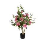 PINK ROSES 21072 Τεχνητό Διακοσμητικό Δέντρο Τριανταφυλλιά Μ50 x Π50 x Υ90cm