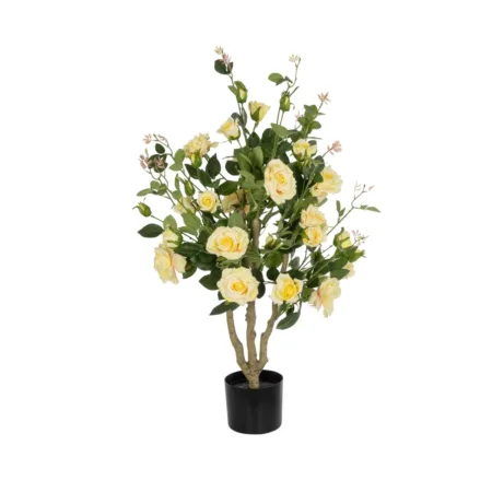 YELLOW ROSES 21073 Τεχνητό Διακοσμητικό Δέντρο Τριανταφυλλιά Μ50 x Π50 x Υ90cm