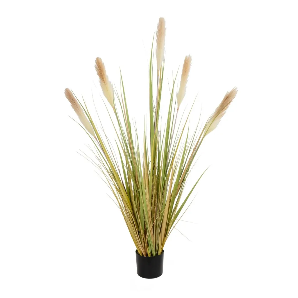 PAMPAS GRASS 21478 Τεχνητό Διακοσμητικό Φυτό Μπεζ & Πράσινο Πάμπας Μ90 x Π40 x Υ150cm