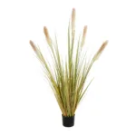 PAMPAS GRASS 21478 Τεχνητό Διακοσμητικό Φυτό Μπεζ & Πράσινο Πάμπας Μ90 x Π40 x Υ150cm