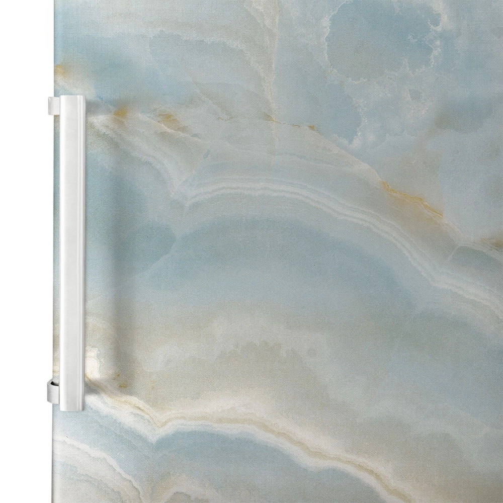 Αυτοκόλλητο ψυγείου BEIGE AND BLUE MARBLE
