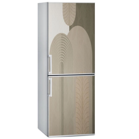Αυτοκόλλητο ψυγείου BEIGE GEOMETRICAL