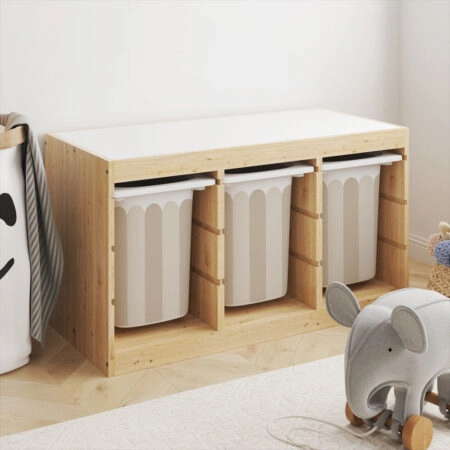 Αυτοκόλλητα για Κουτιά Αποθήκευσης Trofast BEIGE STRIPES - Αυτοκόλλητα για κουτιά IKEA TROFAST Sticky 4