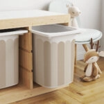 Αυτοκόλλητα για Κουτιά Αποθήκευσης Trofast BEIGE STRIPES