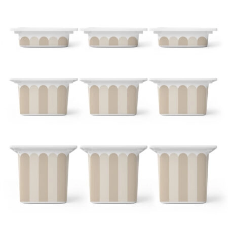 Αυτοκόλλητα για Κουτιά Αποθήκευσης Trofast BEIGE STRIPES - Αυτοκόλλητα για κουτιά IKEA TROFAST Sticky 1