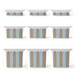 Αυτοκόλλητα για Κουτιά Αποθήκευσης Trofast BLUE AND BROWN STRIPES
