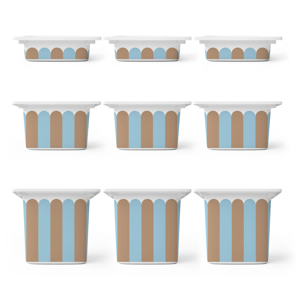 Αυτοκόλλητα για Κουτιά Αποθήκευσης Trofast BLUE AND BROWN STRIPES