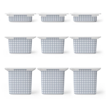 Αυτοκόλλητα για Κουτιά Αποθήκευσης Trofast BLUE SQUARES - Αυτοκόλλητα για κουτιά IKEA TROFAST Sticky 1