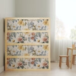Αυτοκολλητα Επίπλων για Κρεβάτι KURA BOHO FLOWERS