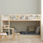 Αυτοκολλητα Επίπλων για Κρεβάτι KURA BOHO FLOWERS