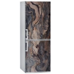 Αυτοκόλλητο ψυγείου BROWN AND BEIGE MARBLE