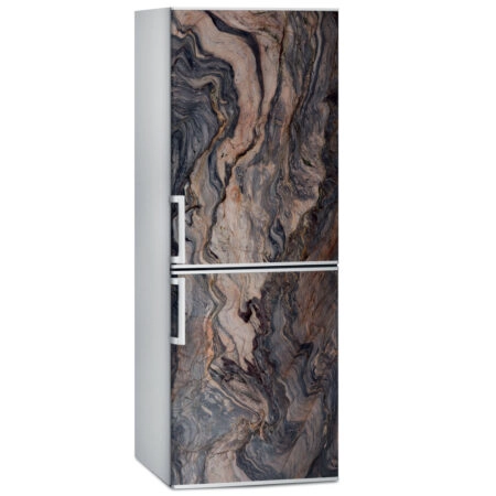 Αυτοκόλλητο ψυγείου BROWN AND BEIGE MARBLE