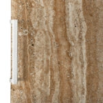 Αυτοκόλλητο ψυγείου BROWN STRIPES MARBLE