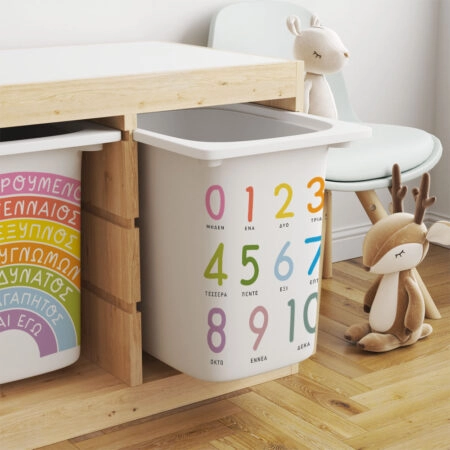 Αυτοκόλλητα για Κουτιά Αποθήκευσης Trofast CUTE EDUCATIONAL - Αυτοκόλλητα για κουτιά IKEA TROFAST Sticky 7