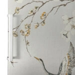 Αυτοκόλλητο ψυγείου FLORAL CRANE