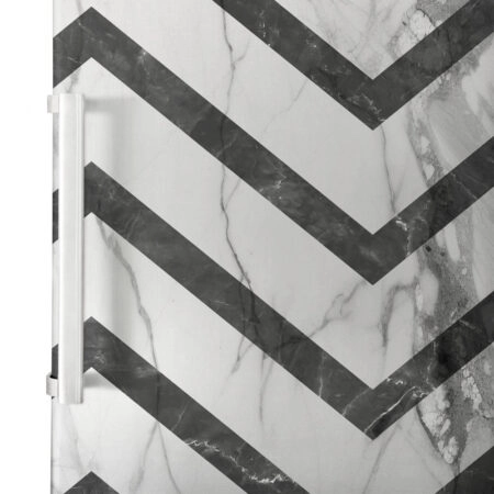 Αυτοκόλλητο ψυγείου GEOMETRIC BLACK AND WHITE MARBLE - Αλλα Sticky 1