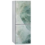 Αυτοκόλλητο ψυγείου GREEN AND BEIGE MARBLE