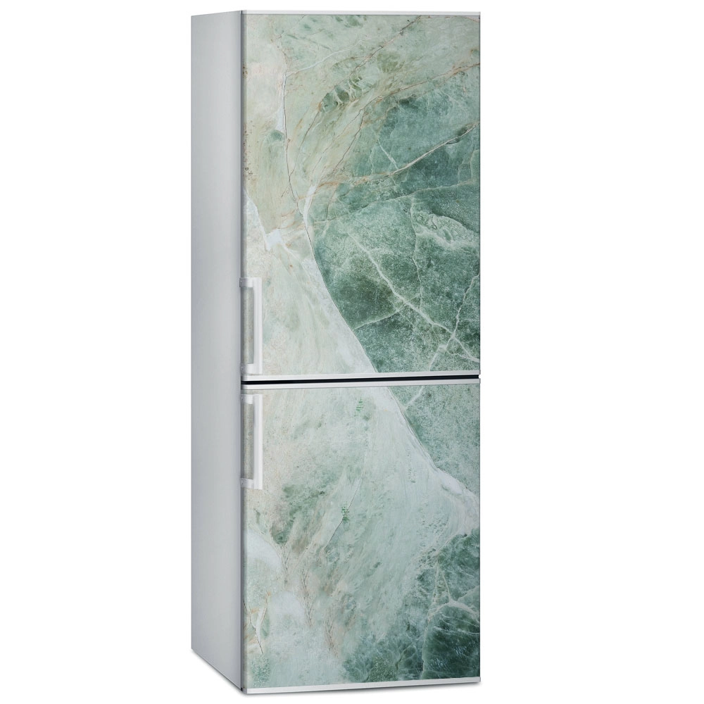 Αυτοκόλλητο ψυγείου GREEN AND BEIGE MARBLE