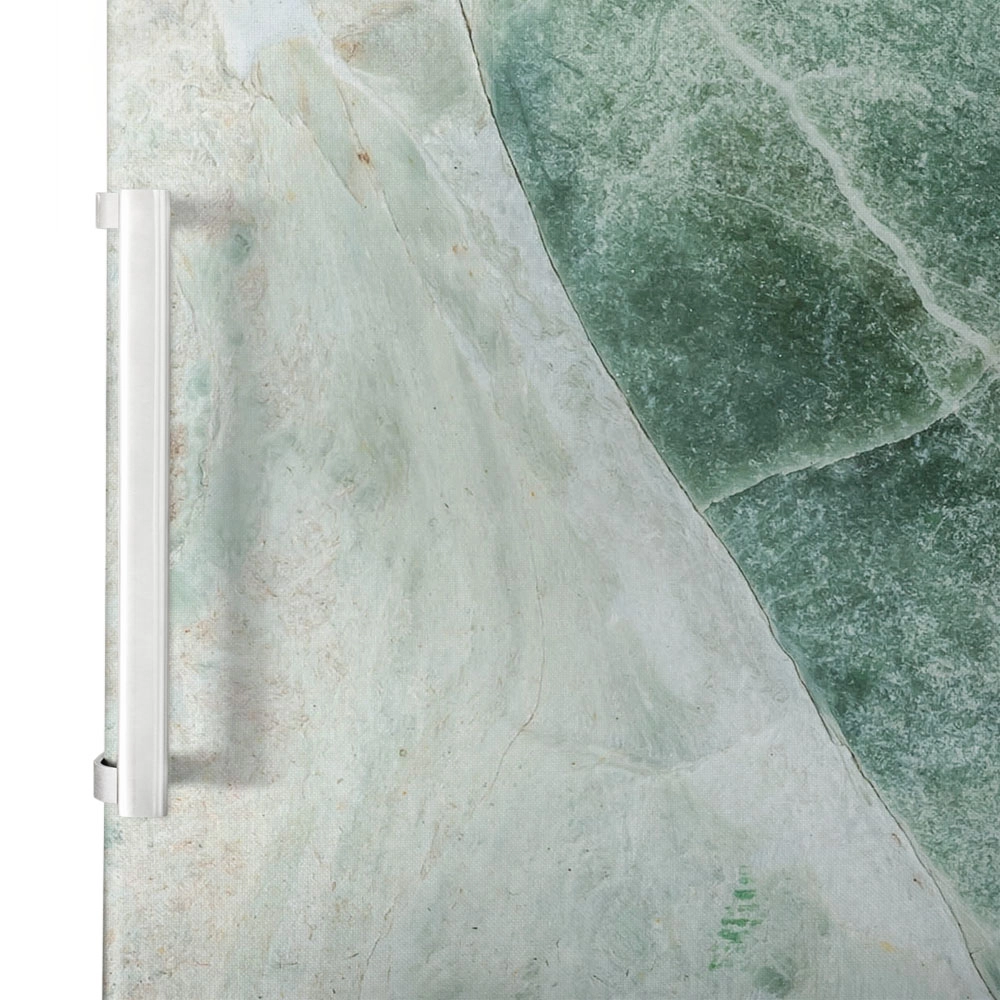 Αυτοκόλλητο ψυγείου GREEN AND BEIGE MARBLE