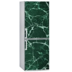 Αυτοκόλλητο ψυγείου GREEN AND WHITE MARBLE