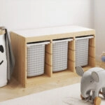 Αυτοκόλλητα για Κουτιά Αποθήκευσης Trofast GREY SQUARES