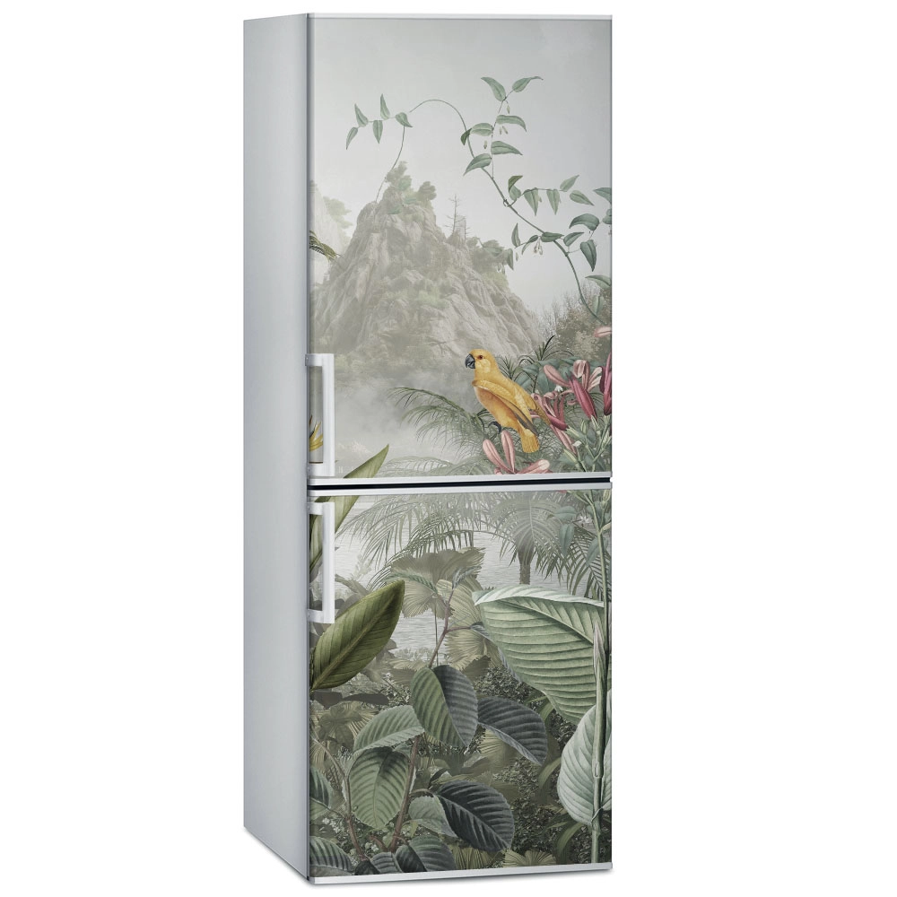 Αυτοκόλλητο ψυγείου JUNGLE PARROT