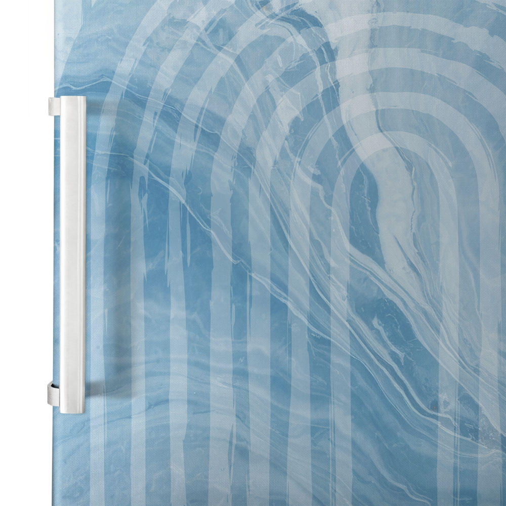 Αυτοκόλλητο ψυγείου MARBLE BLUE GEOMETRICAL