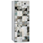Αυτοκόλλητο ψυγείου MARBLE TILES GEOMETRICAL