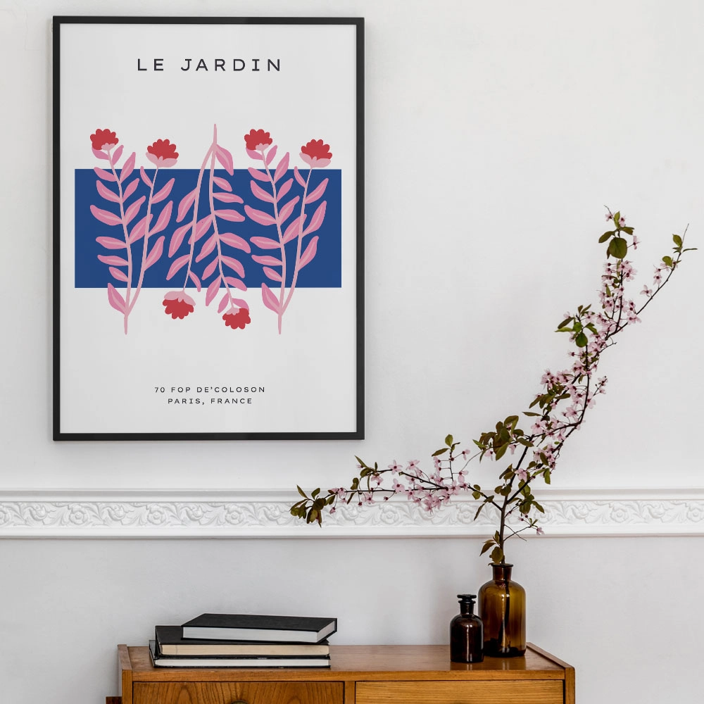 Πόστερ MATISSE STYLE BOTANICAL LE JARDIN FRANCE 2