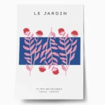 Πόστερ MATISSE STYLE BOTANICAL LE JARDIN FRANCE 2