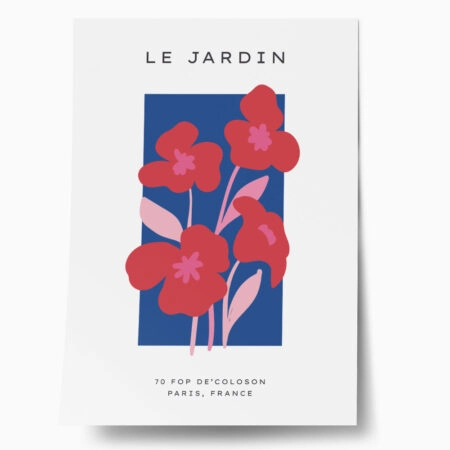 Πόστερ MATISSE STYLE BOTANICAL LE JARDIN FRANCE - Botanical - Λουλούδια Sticky 1