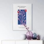 Πόστερ MATISSE STYLE BOTANICAL MARKET FRANCE